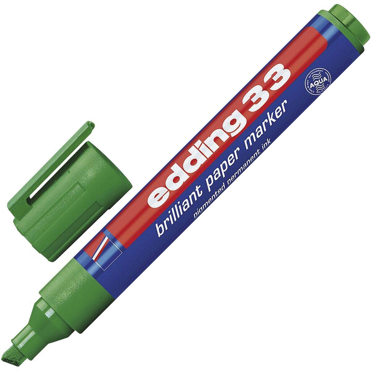 Pigmentmarker edding 33 brilliant paper marker nachfüllbar 1-5mm grün