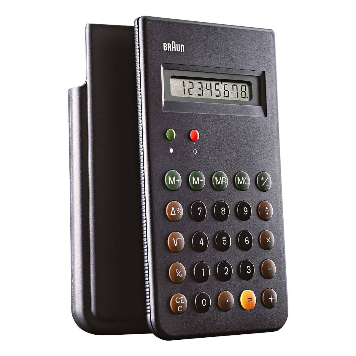 Braun BNE001BK Taschenrechner Schwarz Display (Stellen): 8 (B x H x T) 82 x 139 x 16 mm
