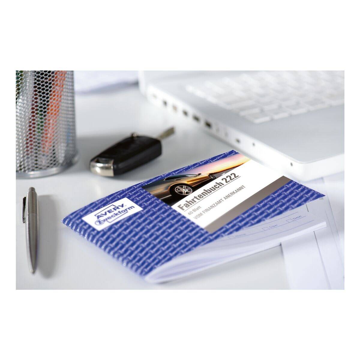 Avery Zweckform Fahrtenbuch 222 - A6 40Blatt 5erP