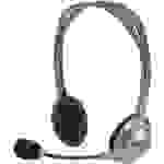 Logitech H110 Computer On Ear Headset kabelgebunden Stereo Grau Mikrofon-Rauschunterdrückung