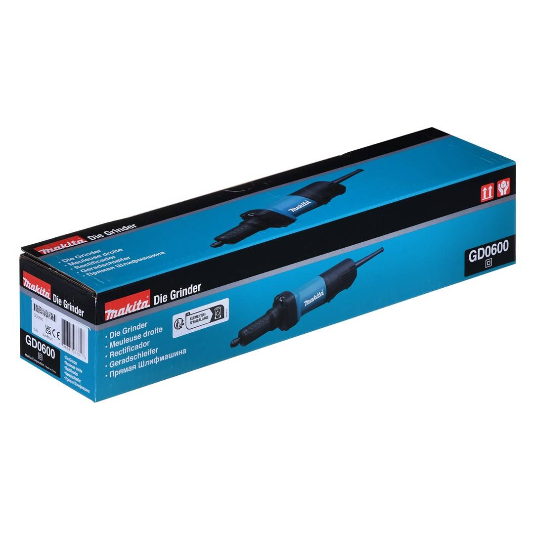 Makita GD0600 Geradschleifer 400 W