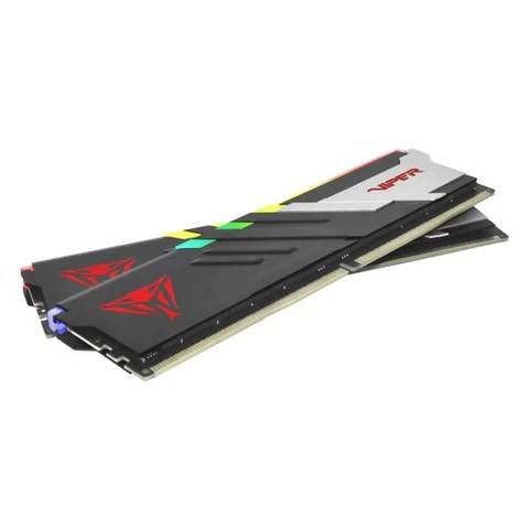 Patriot 32 GB DIMM 7000 (2x 16 GB) Dual-Kit (schwarz, PVVR532G700C32K, Viper Venom RGB, INTEL XMP)
