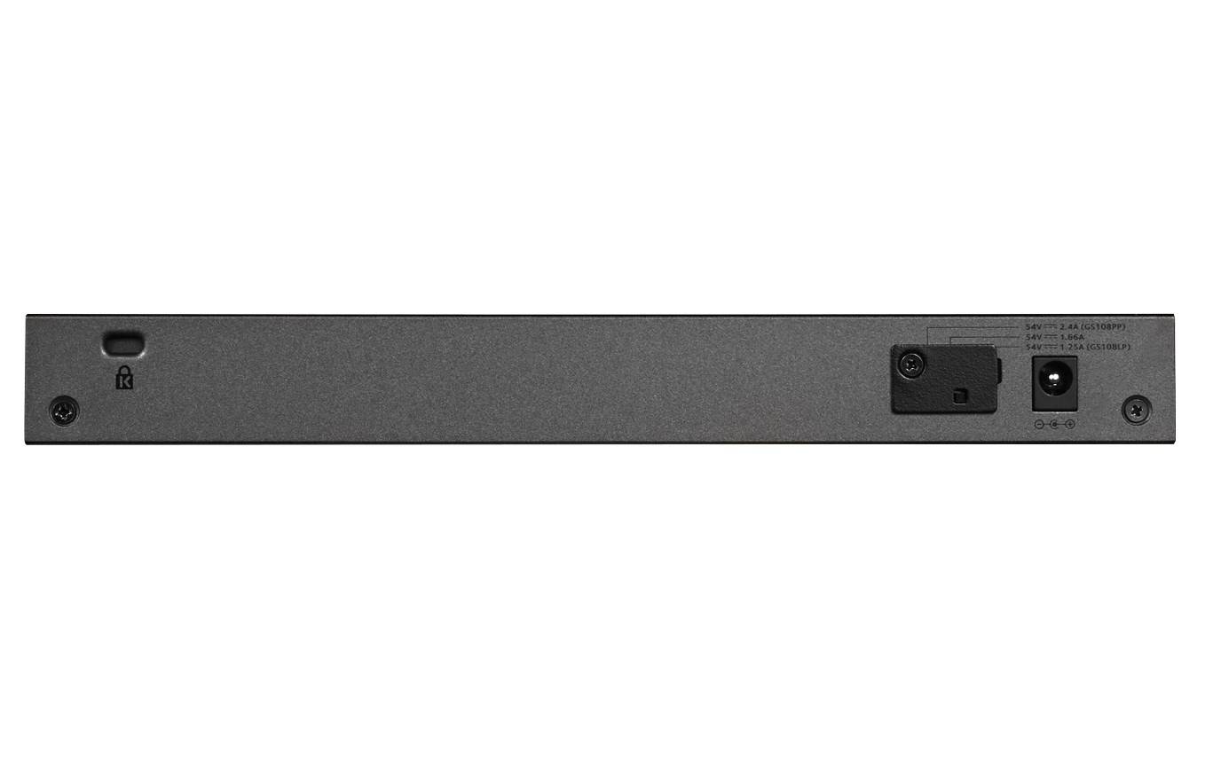 NETGEAR GS108LP-100EUS Netzwerk Switch RJ45 8 Port PoE-Funktion