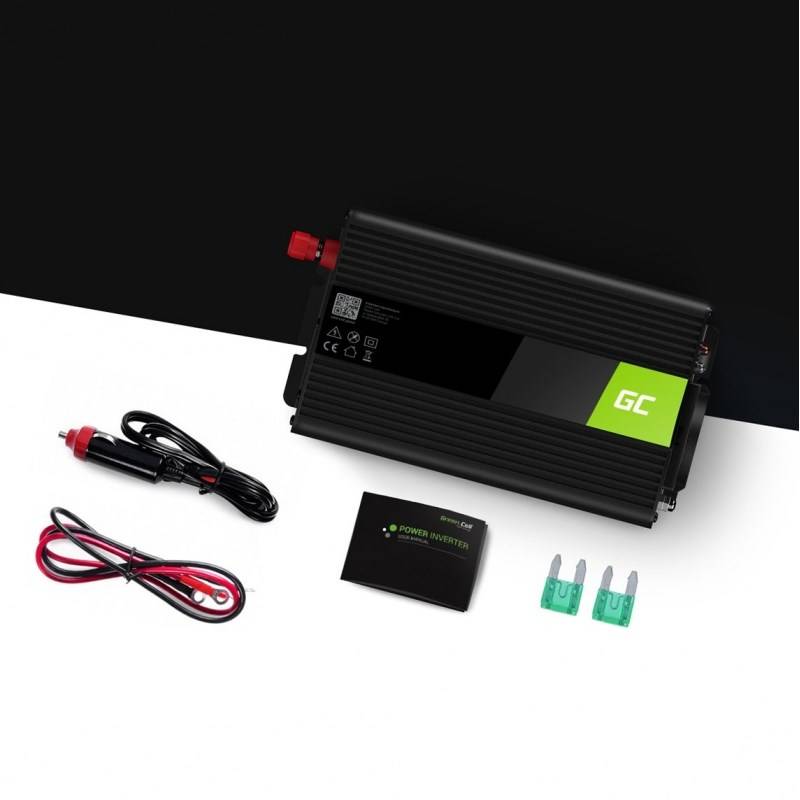 Green Cell Wechselrichter INV04DE 500 W 24 V - 230 V