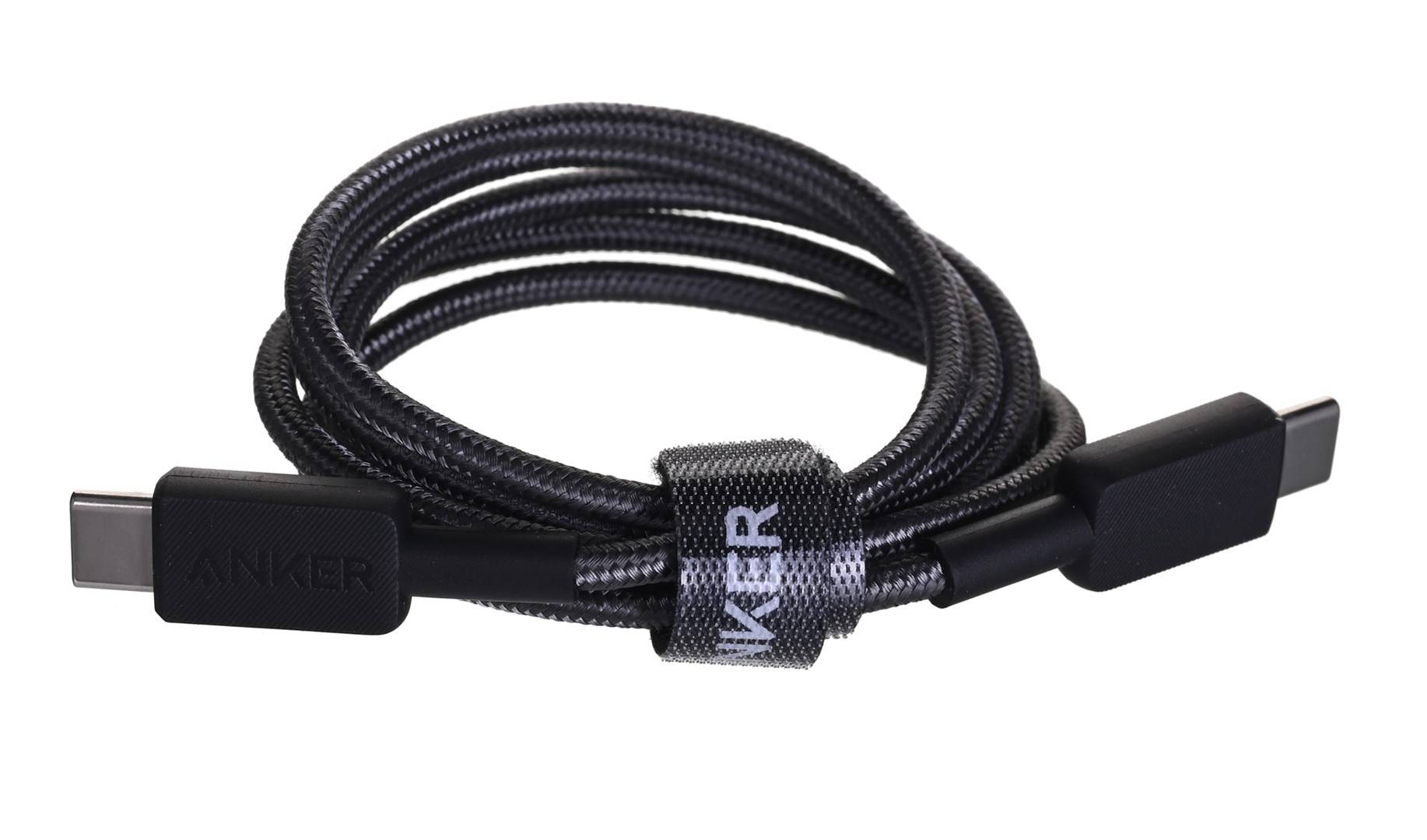 Anker 322 USB-C auf USB-C Kabel 90cm, Schwarz A81F5G11