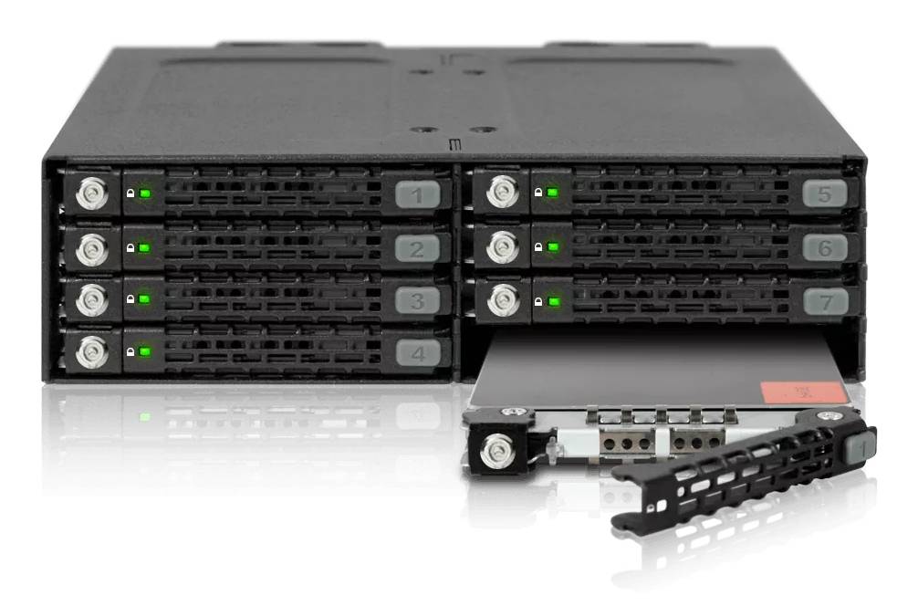 Icy Dock ToughArmor Extra tray for MB998SP-B black w/keylock - HDD-Wechselrahmen - 2,5"
