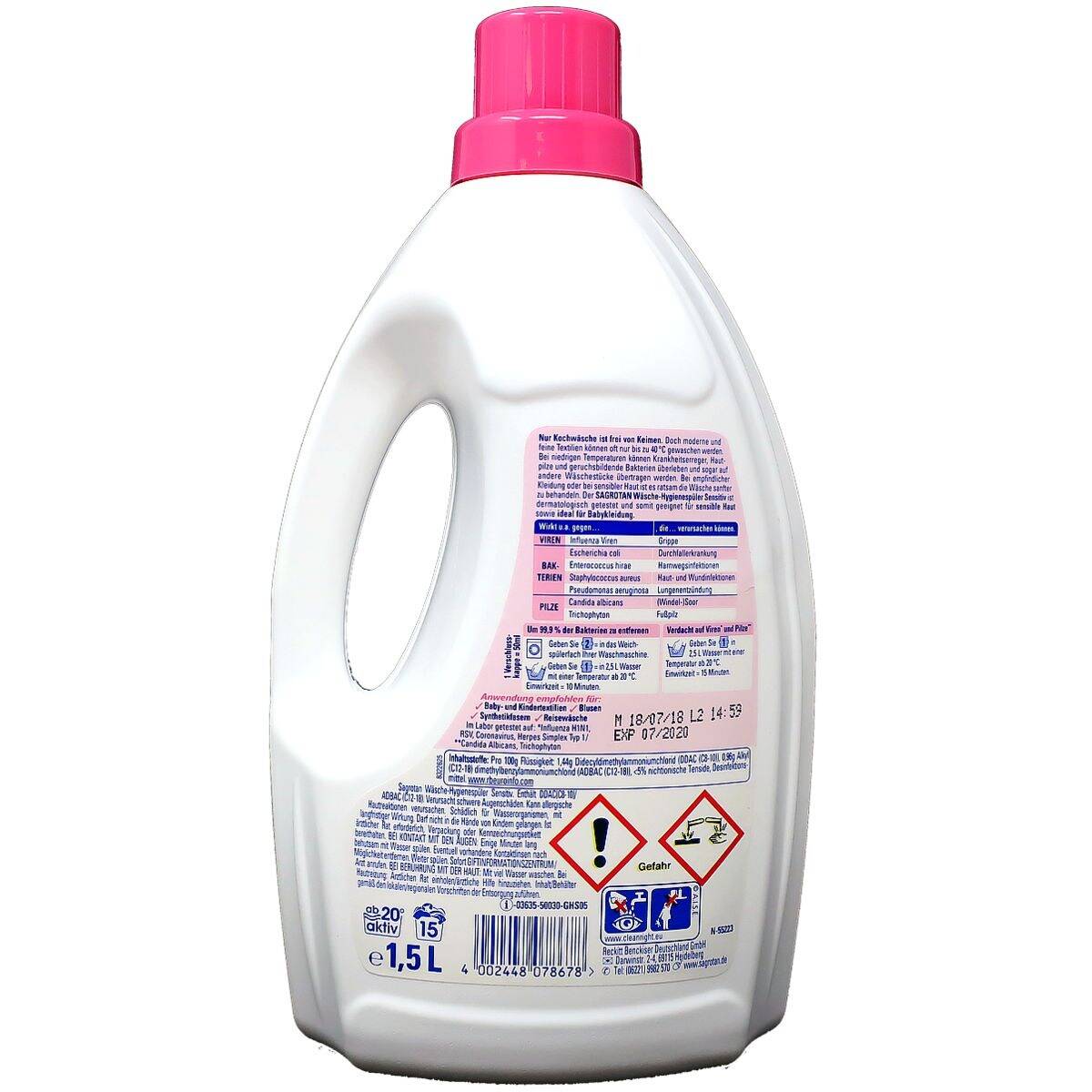 Sagrotan Wäsche-Hygienespüler »Sensitiv« 15 WL