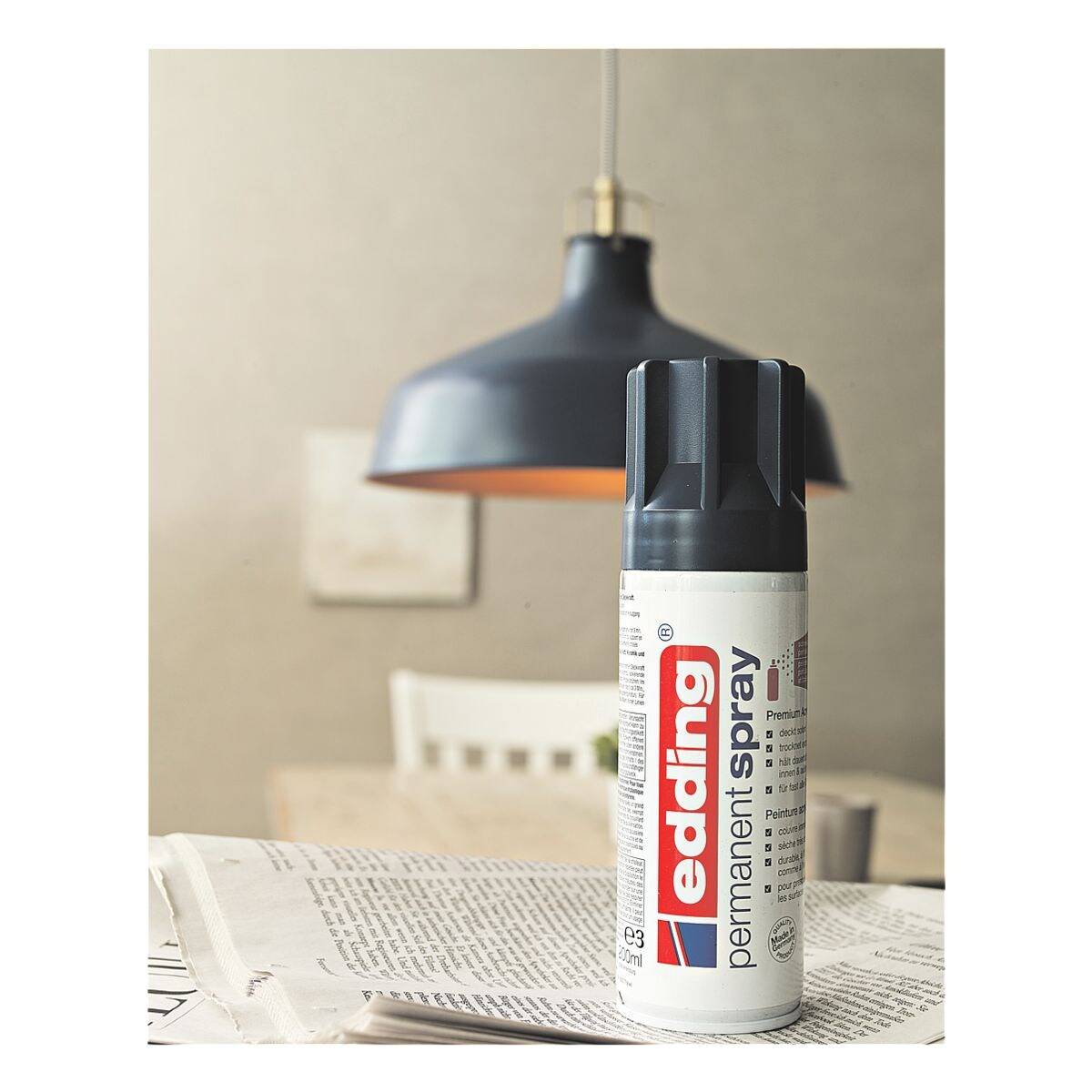 Acryl-Farblack Permanentspray reichgold seidenmatt