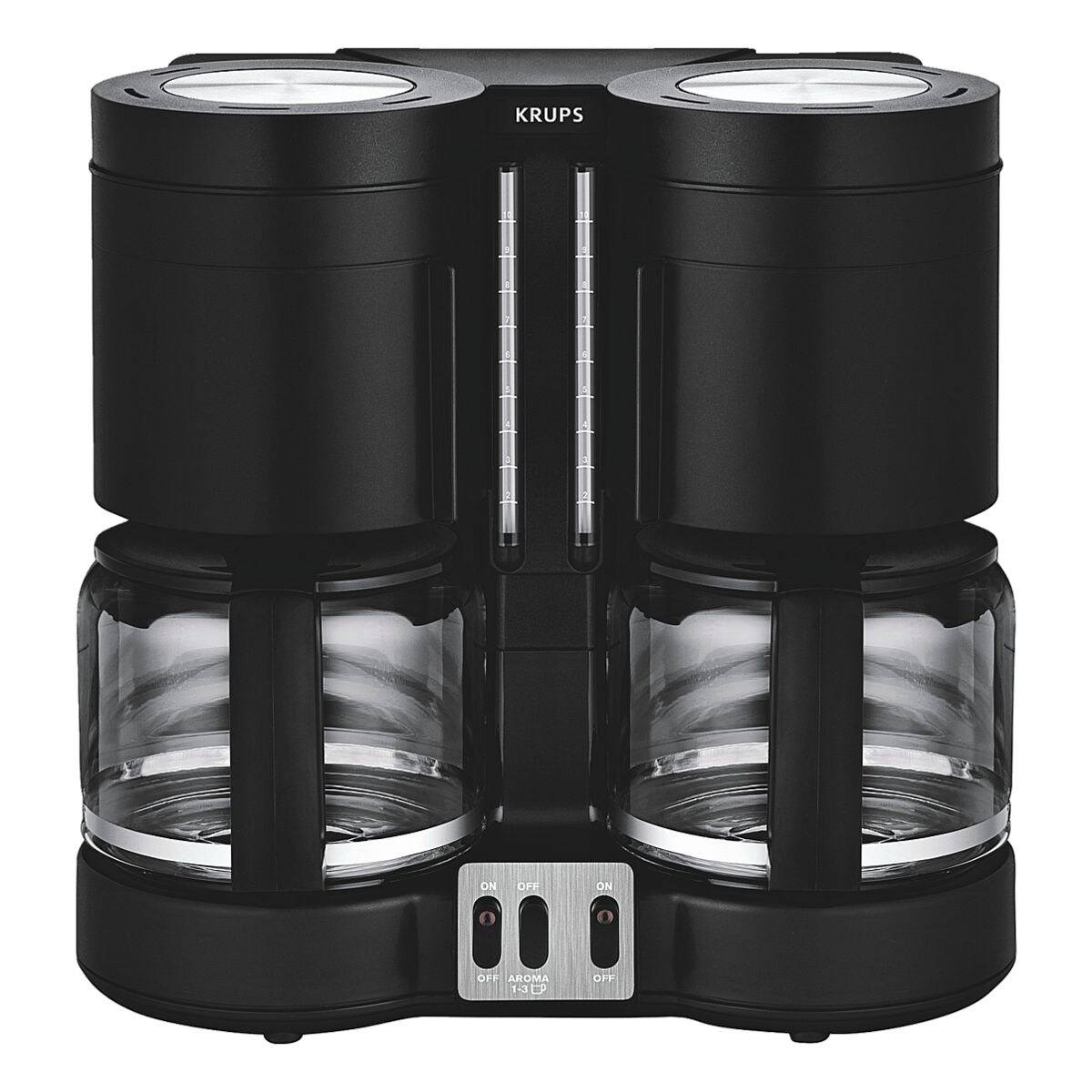 Krups Kaffeemaschine »Duothek Plus« schwarz