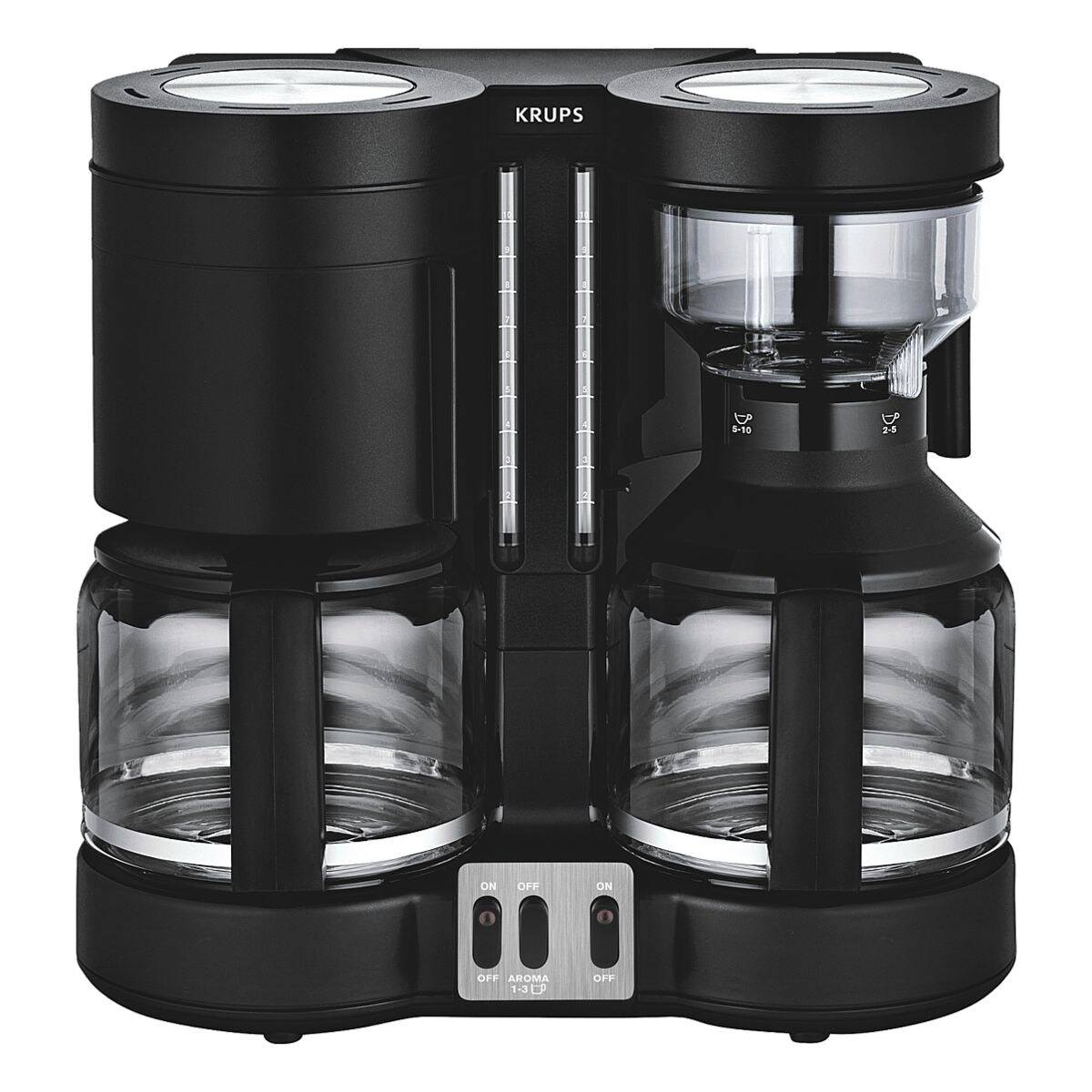 Krups Kaffeemaschine »Duothek Plus« schwarz