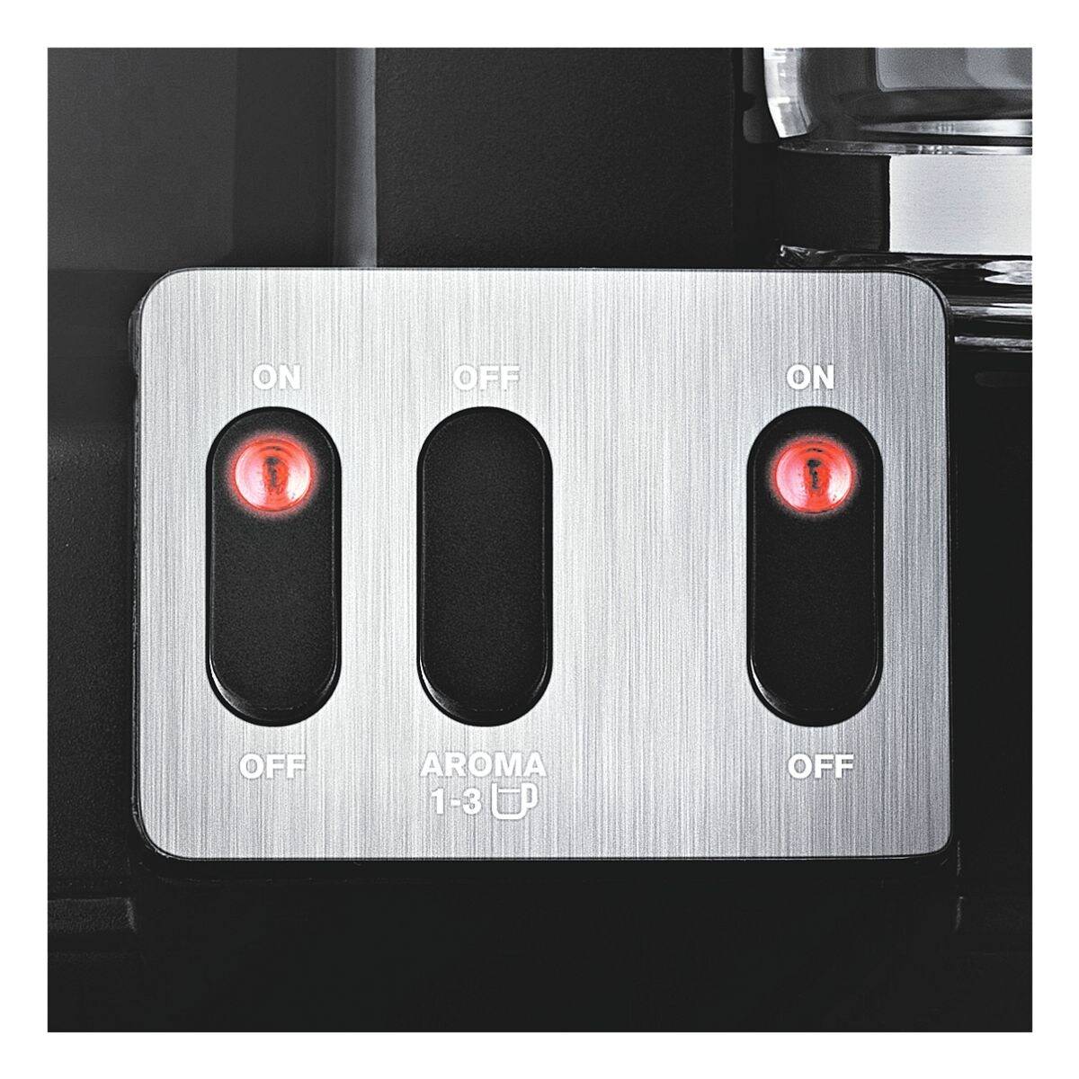 Krups Kaffeemaschine »Duothek Plus« schwarz