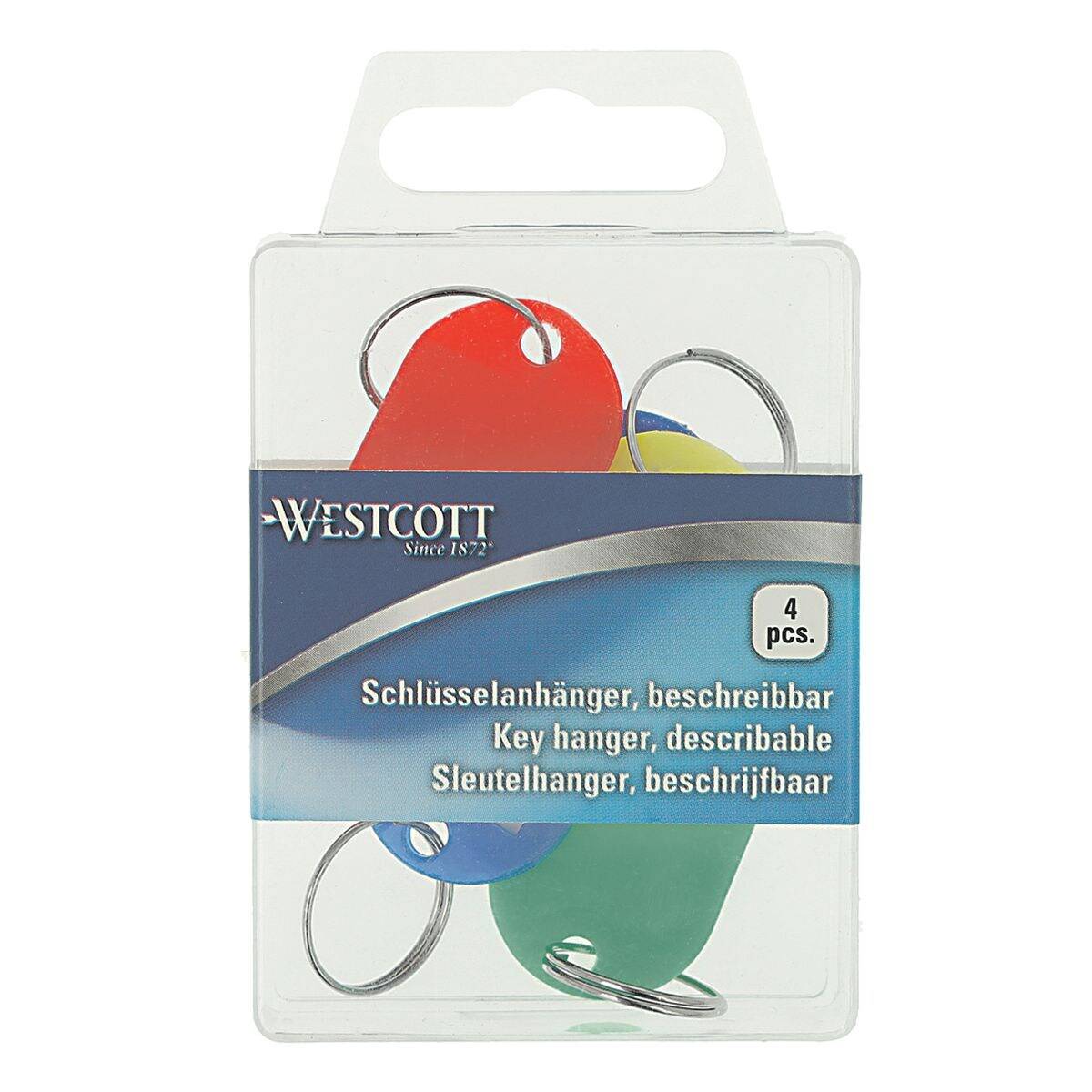 WESTCOTT Schlüsselanhänger farbsortiert