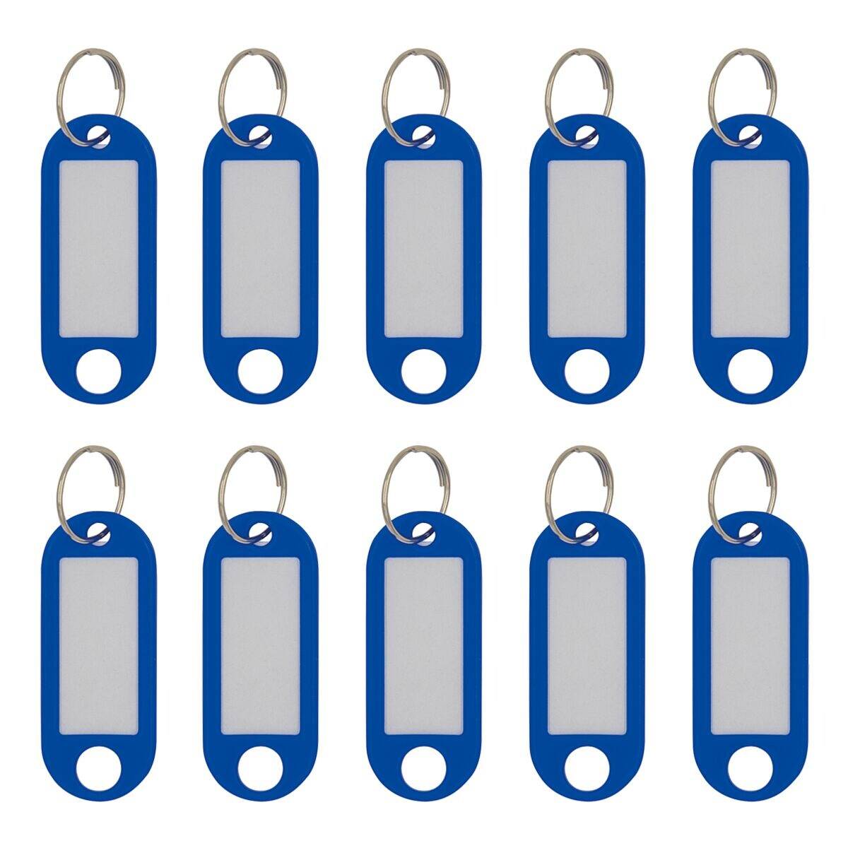 WEDO Schlüsselanhänger mit Ring, Durchmesser: 18 mm, blau