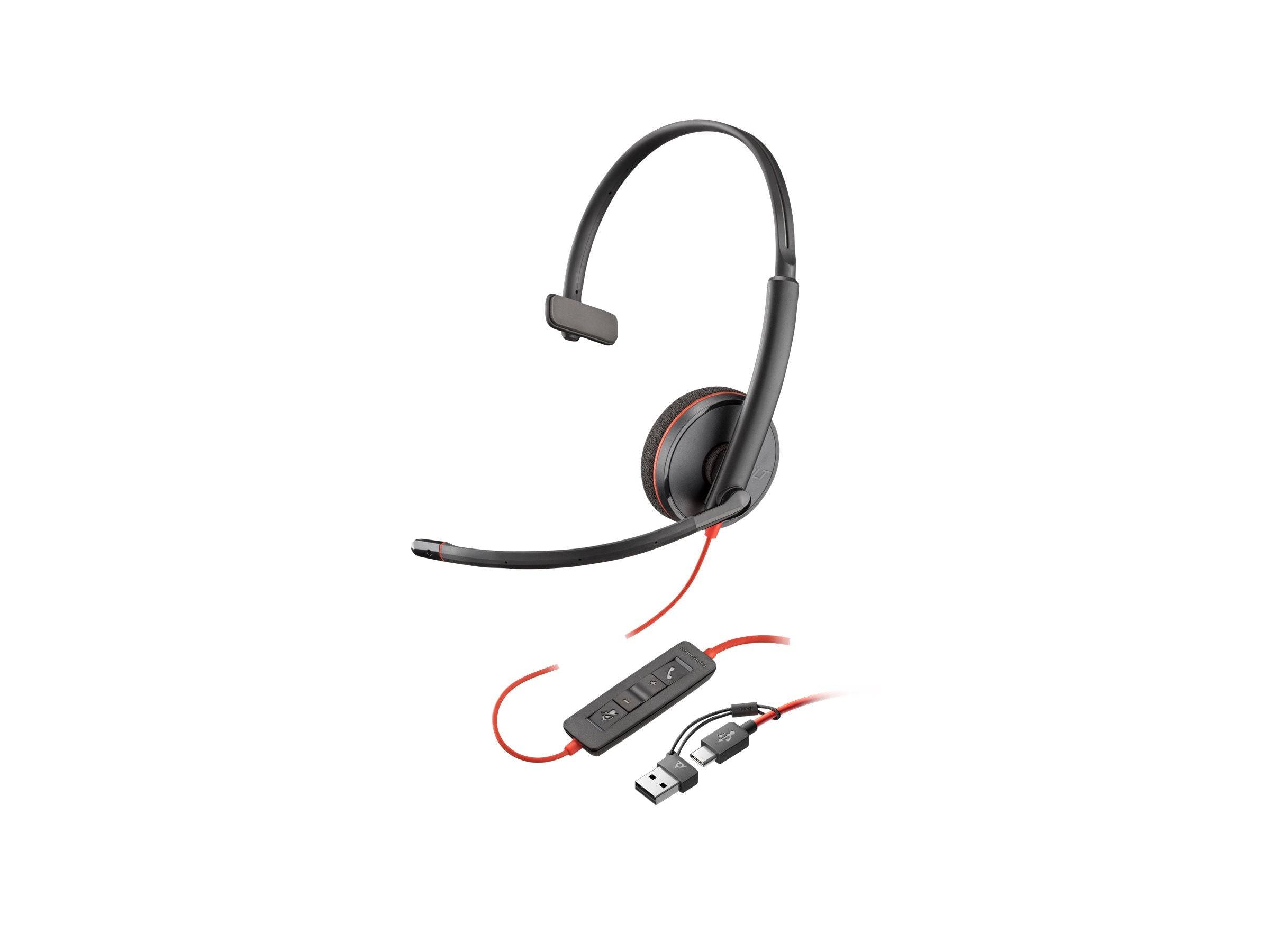 Poly Headset Blackwire C3210 Mono USB-C/A