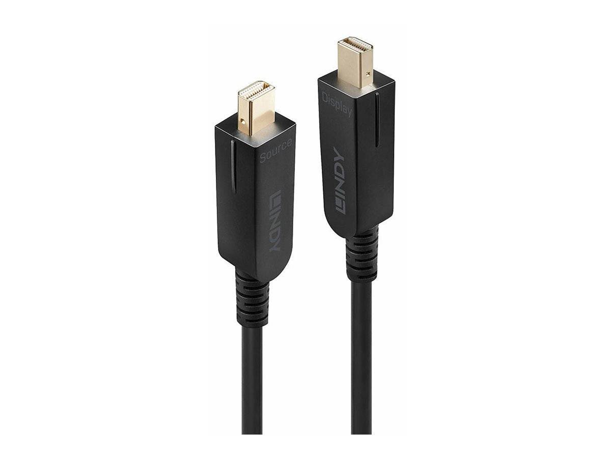 LINDY Anschlusskabel Mini DisplayPort Stecker, Mini DisplayPort Stecker 50.00 m Schwarz 38484 8K UHD DisplayPort-Kabel