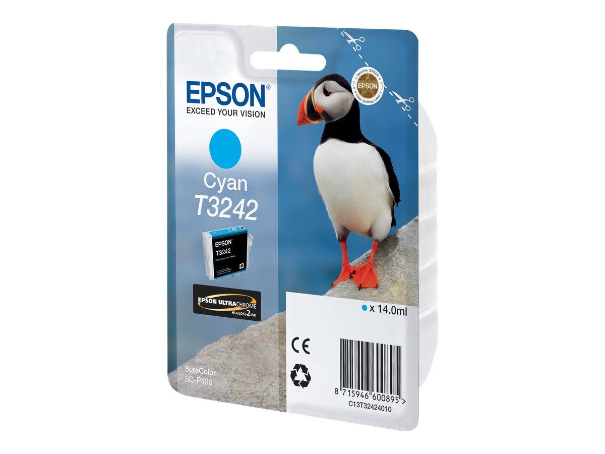 Epson Druckerpatrone T3242 Original Cyan C13T32424010