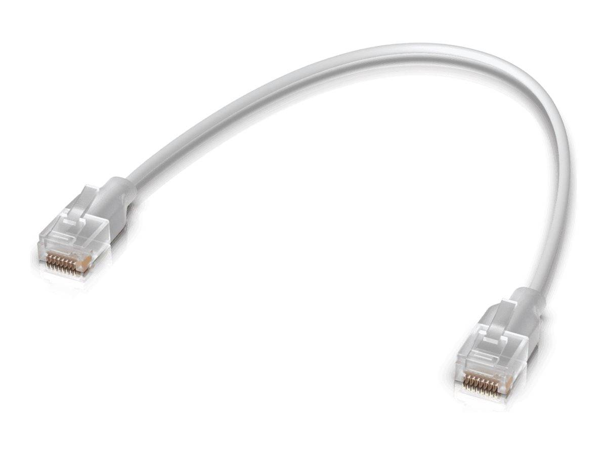 Ubiquiti UniFi CAT 6 15cm Patchkabel Hvid15 cm - 2.5 mm - CAT 6 - Innen - weiß