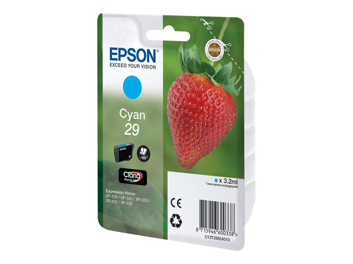 Epson 29 - 3.2 ml - Cyan - Original - Tintenpatrone - für Expression Home XP-235