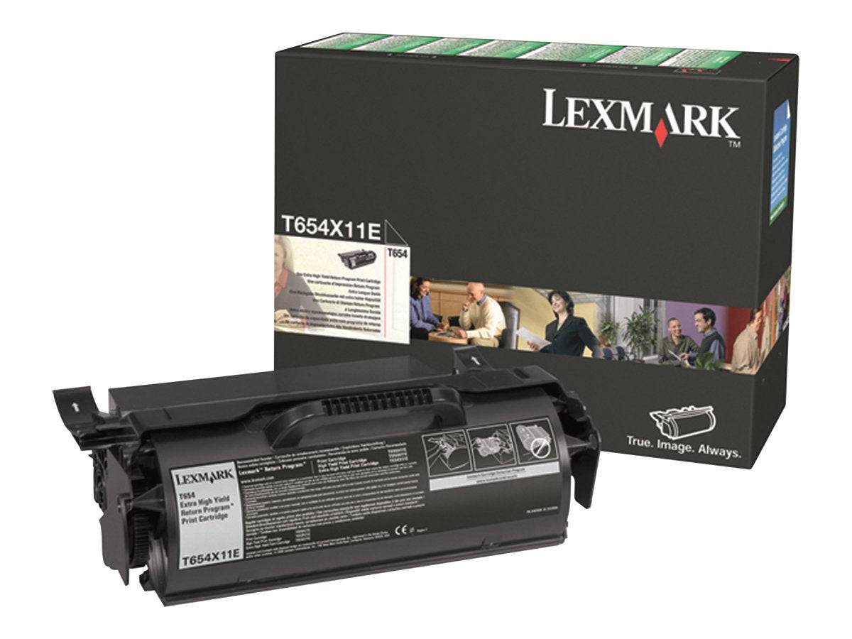 Lexmark - Besonders hohe Ergiebigkeit - Schwarz - Original - Tonerpatrone LCCP, LRP - für Lexmark T654dn, T654dtn, T654n