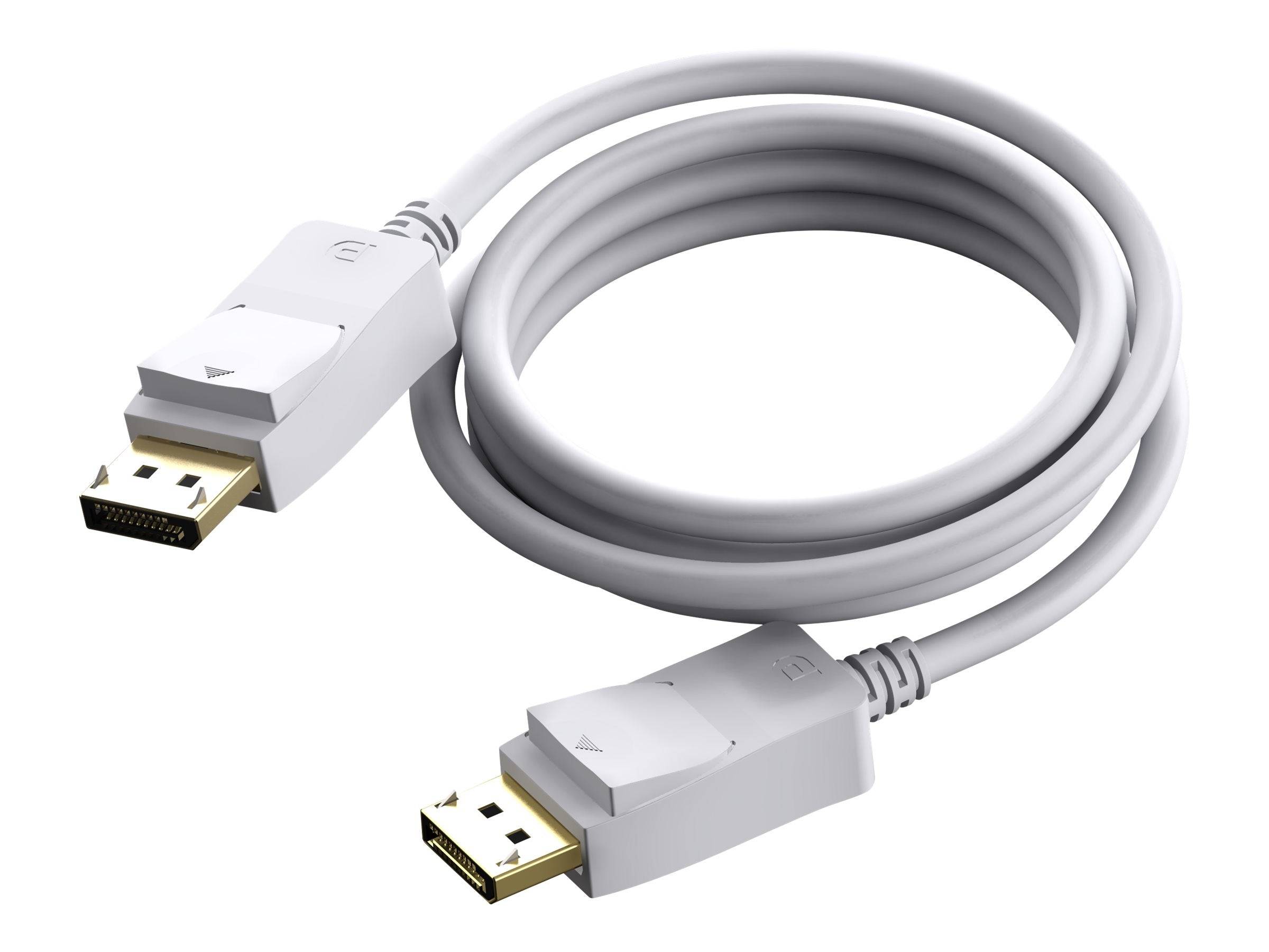 Vision TC 2MDP, 2 m, DisplayPort, DisplayPort, Männlich, Männlich, Weiß
