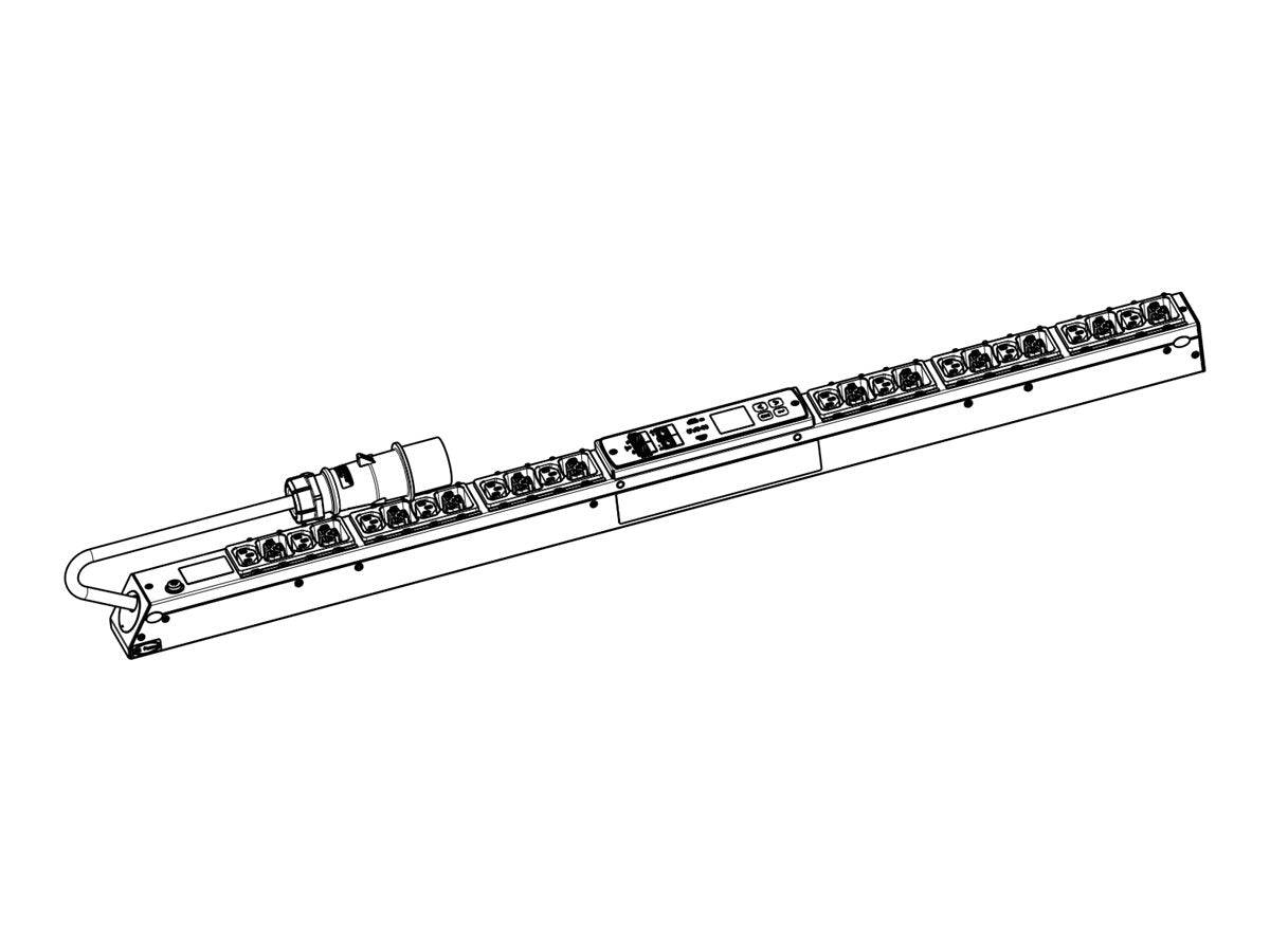 Eaton G4 - Stromverteilungseinheit (Rack - einbaufähig) - mit Schaltung - AC 230-400 V - 3.7 kW - 1-phasig - USB, Ethern