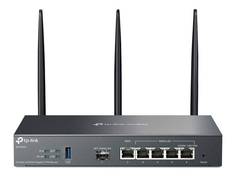 TP-LINK Omada ER706W V1 - - Wireless Router - 4-Port-Switch - 1GbE - WAN-Ports: