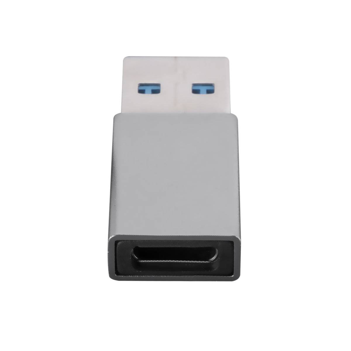 4smarts 540275, USB Typ-A, USB Typ-C, Männlich, Grau, Passiv, 5 Gbit/s