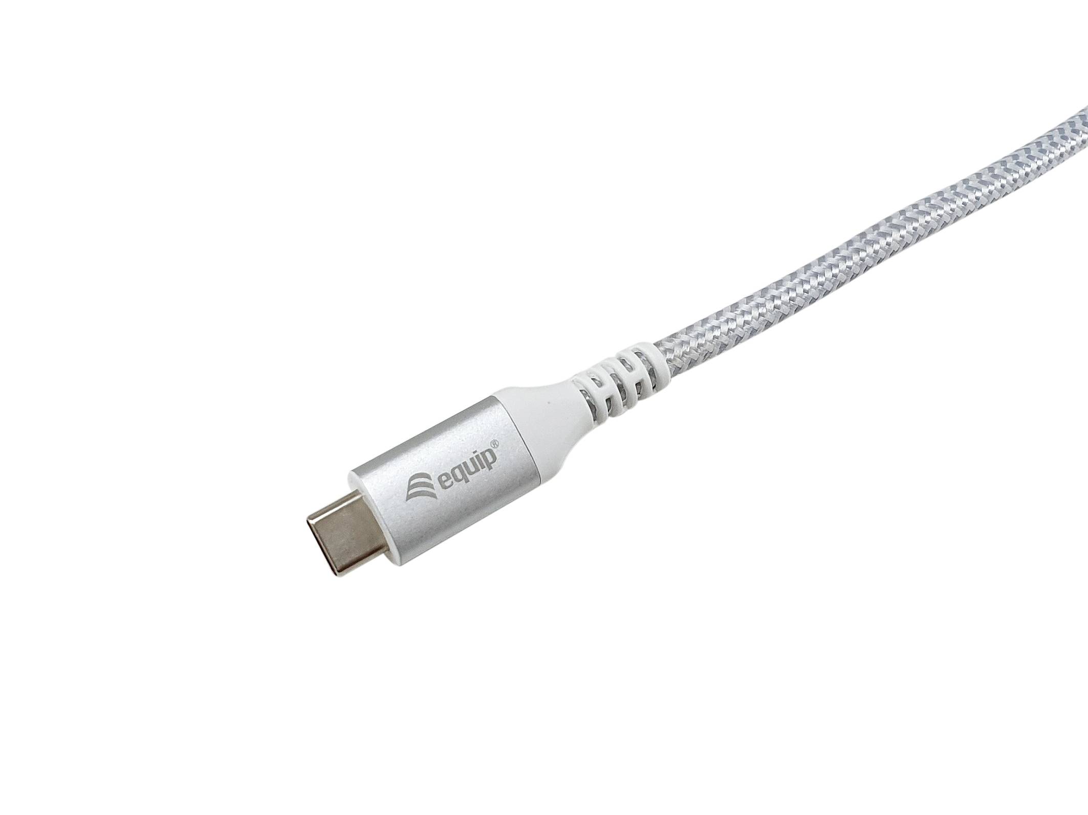 Equip USB Kabel 3.2 C -> St/St 1.00m 5A 4K/60Hz - Kabel - Digital/Daten - m