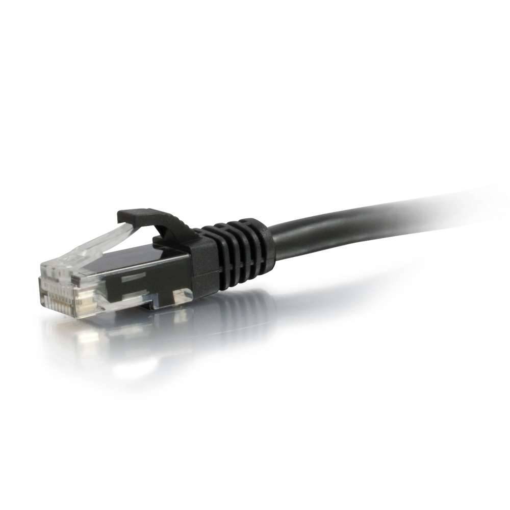 C2G 83408 RJ45 Patchkabel CAT 6 U/UTP 2.00 m Schwarz 1 St.