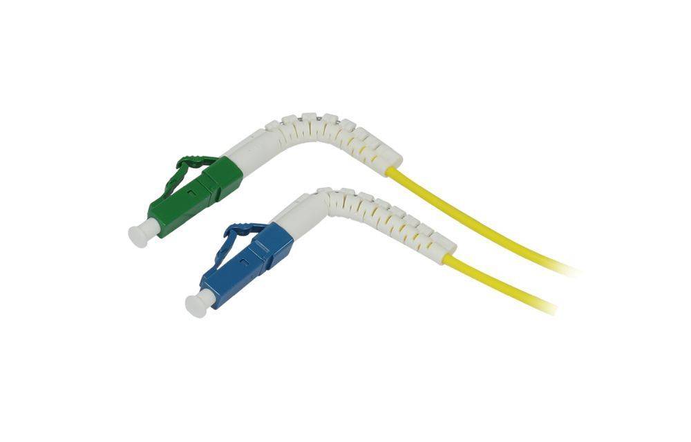 SYNERGY 21 - LWL-1-Faser-Patchk..LC-LC APC 9/125u OS2 G657A2 AD flexible - Single- bzw. Monomode-Faser - 0,5 m