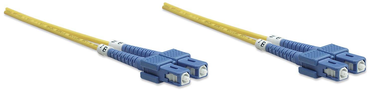 Intellinet 470605 Glasfaser LWL Anschlusskabel [1x SC-Stecker - 1x SC-Stecker] 9/125 µ Singlemode OS2 1.00 m