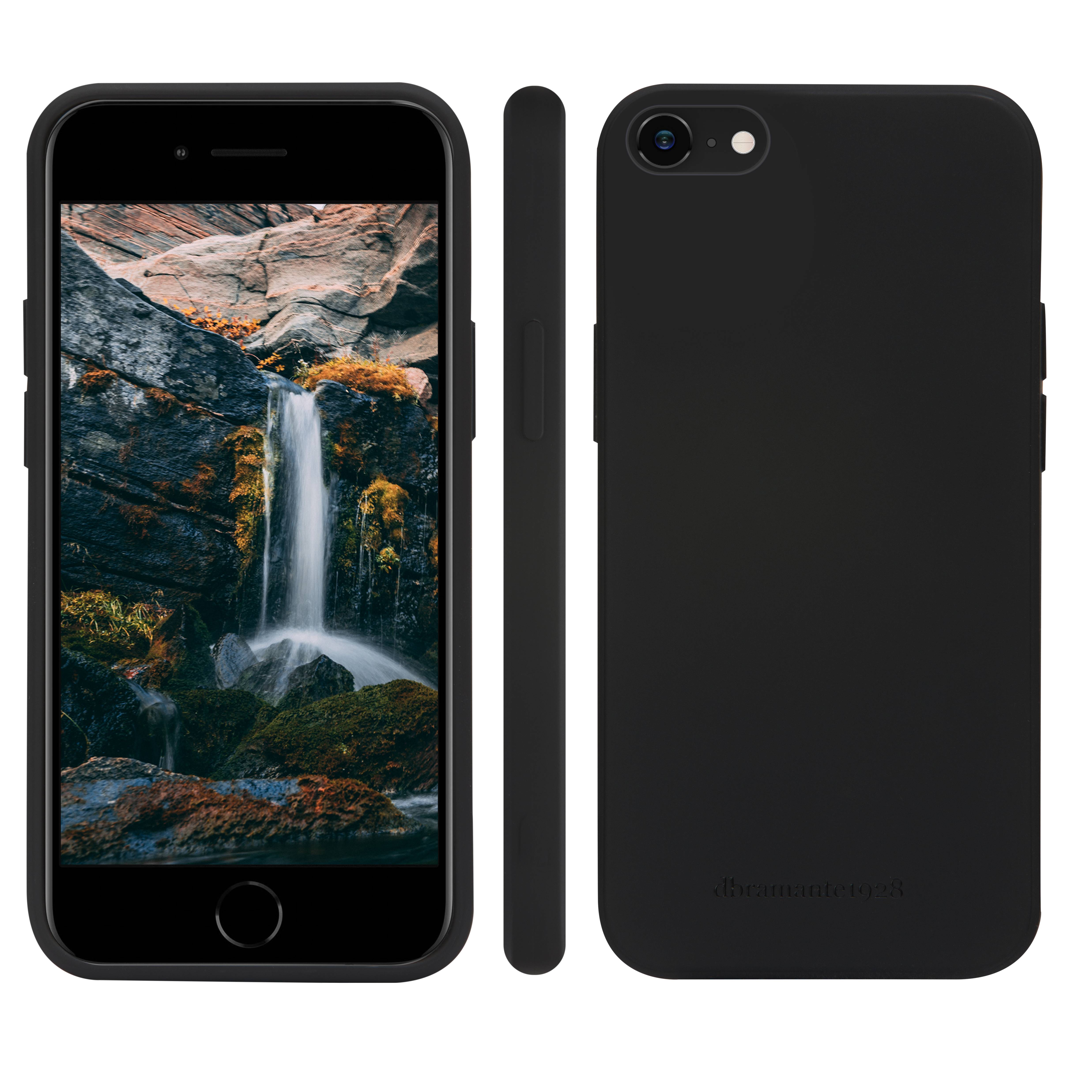 dbramante1928 Nuuk - Hintere Abdeckung für Mobiltelefon - Bulk - recycelter Kunststoff - Schwarz - für Apple iPhone 7, 8