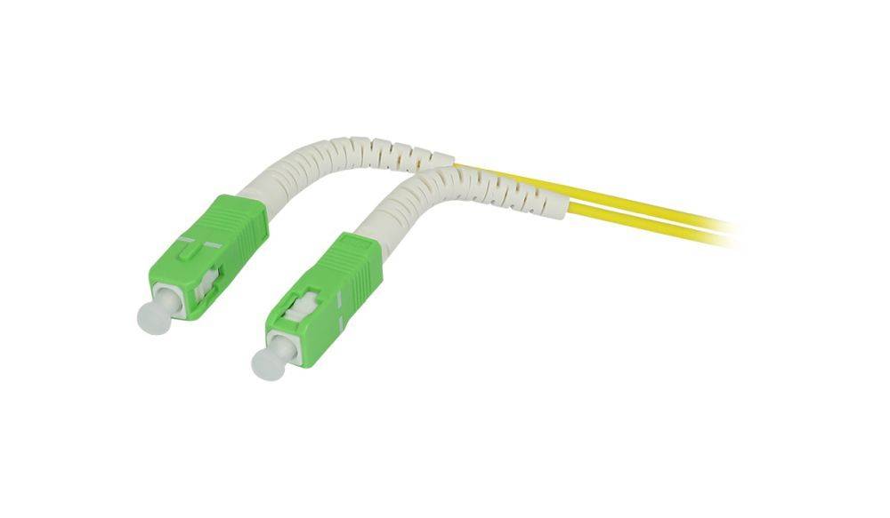 SYNERGY 21 - LWL-1-Faser-Patchk. 1.0mtr.SC APC -SC - 9/125u - OS2 - G657A2 - Single- bzw. Monomode-Faser - 1 m