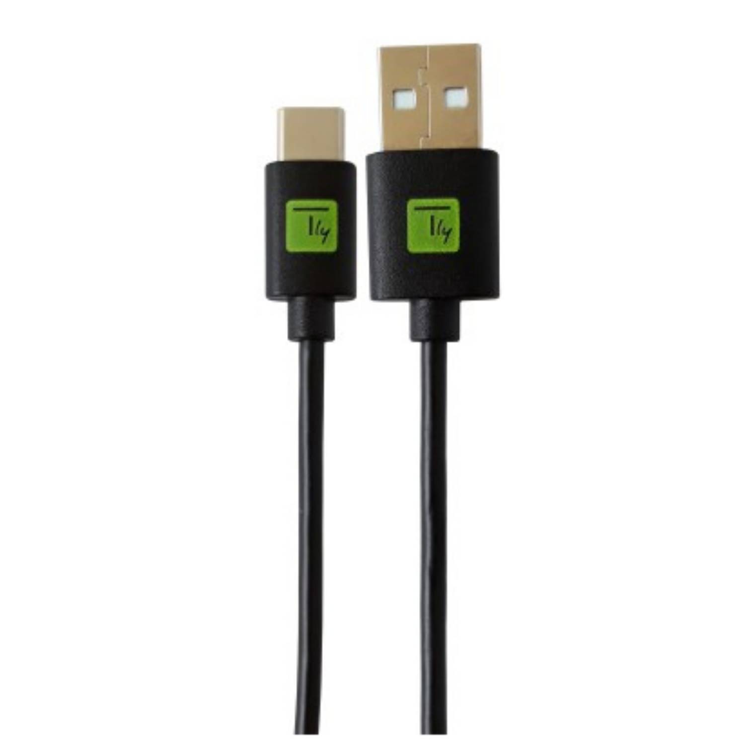 Techly USB2.0 Kabel ST Typ-A - ST Typ-C schwarz, 0.1m