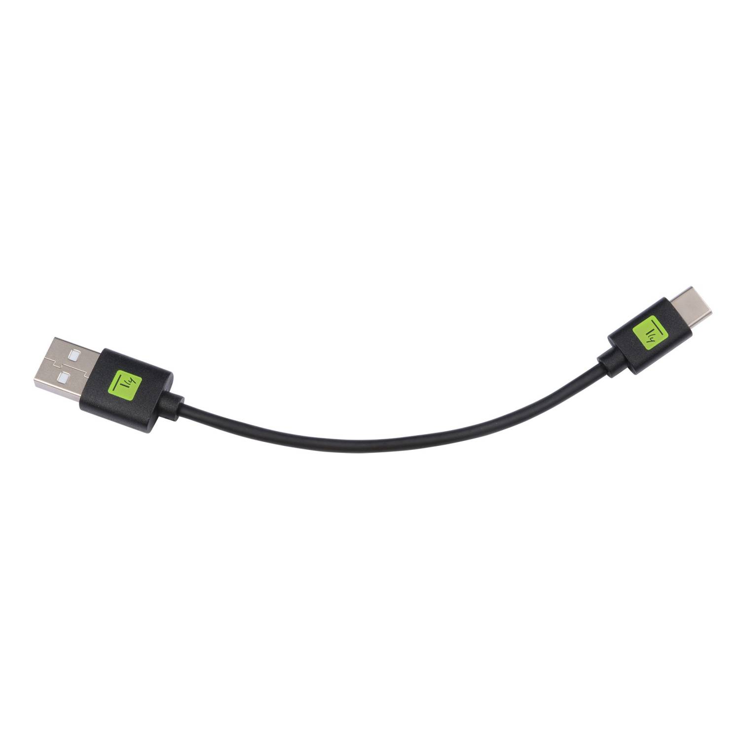 Techly USB2.0 Kabel ST Typ-A - ST Typ-C schwarz, 0.1m