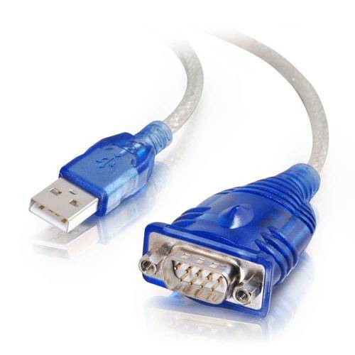 C2G 81632, USB, Seriell, Blau, 160 g, 0,46 m, Windows 98SE, ME, 2000, XP, Vista