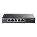 TL-SG1005P-PD V1 - Switch - unmanaged - 4 x 10/100/1000 (PoE+)