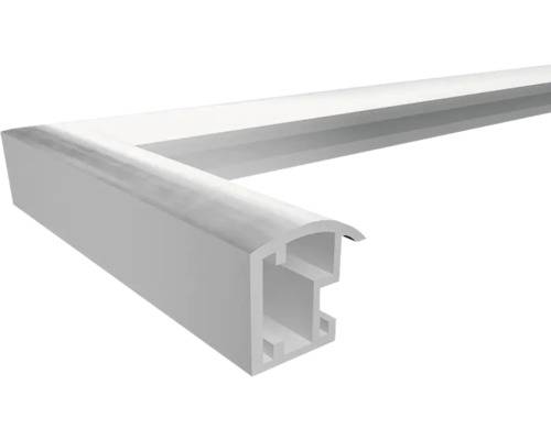 Bilderrahmen Kunststoff Trendstyle silber 70x100 cm