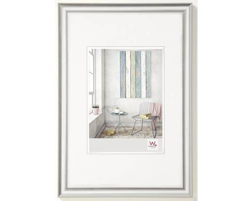 Bilderrahmen Kunststoff Trendstyle silber 70x100 cm