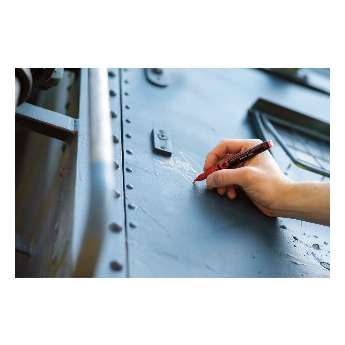 Marker Permanent Paint 120PP Alcohol, 2mm, Nr. 160, signalweiss