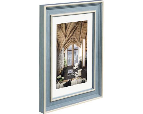 hama 00193062 Kunststoffrahmen "Rustic", Grau-Blau, 15 x 20 cm
