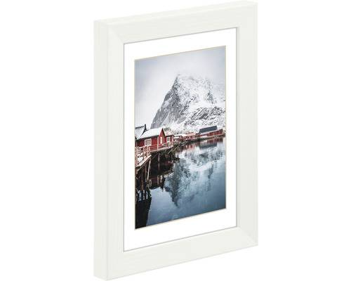hama 00175952 Holzrahmen "Oslo", Weiß, 10 x 15 cm