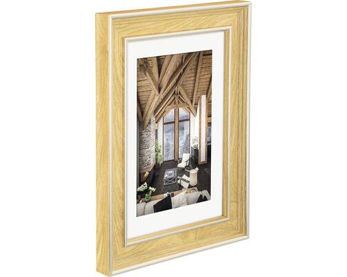 hama 00193056 Kunststoffrahmen "Rustic", Eiche, 13 x 18 cm