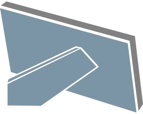 Waves, Glas, MDF-Platten, Graubraun, Einzelbilderrahmen, Tisch, Wand, 13 x 18 cm