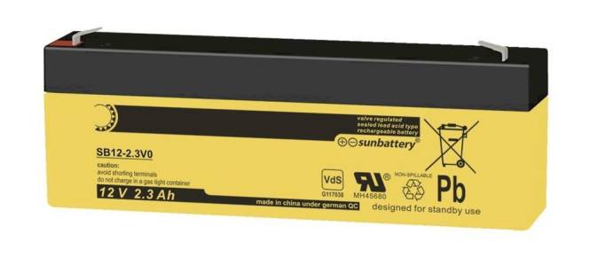 ABUS VdS Akkumulator 12 V, 2,1 Ah BT2020 Install.Baumaterial Hauskomm/Batt/Sicher Sicherheitstechnik