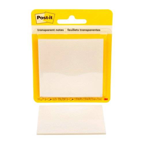 3M Post-It 600-TRSPT, Quadratisch, Transparent, 73 mm, 73 mm, 36 Blätter