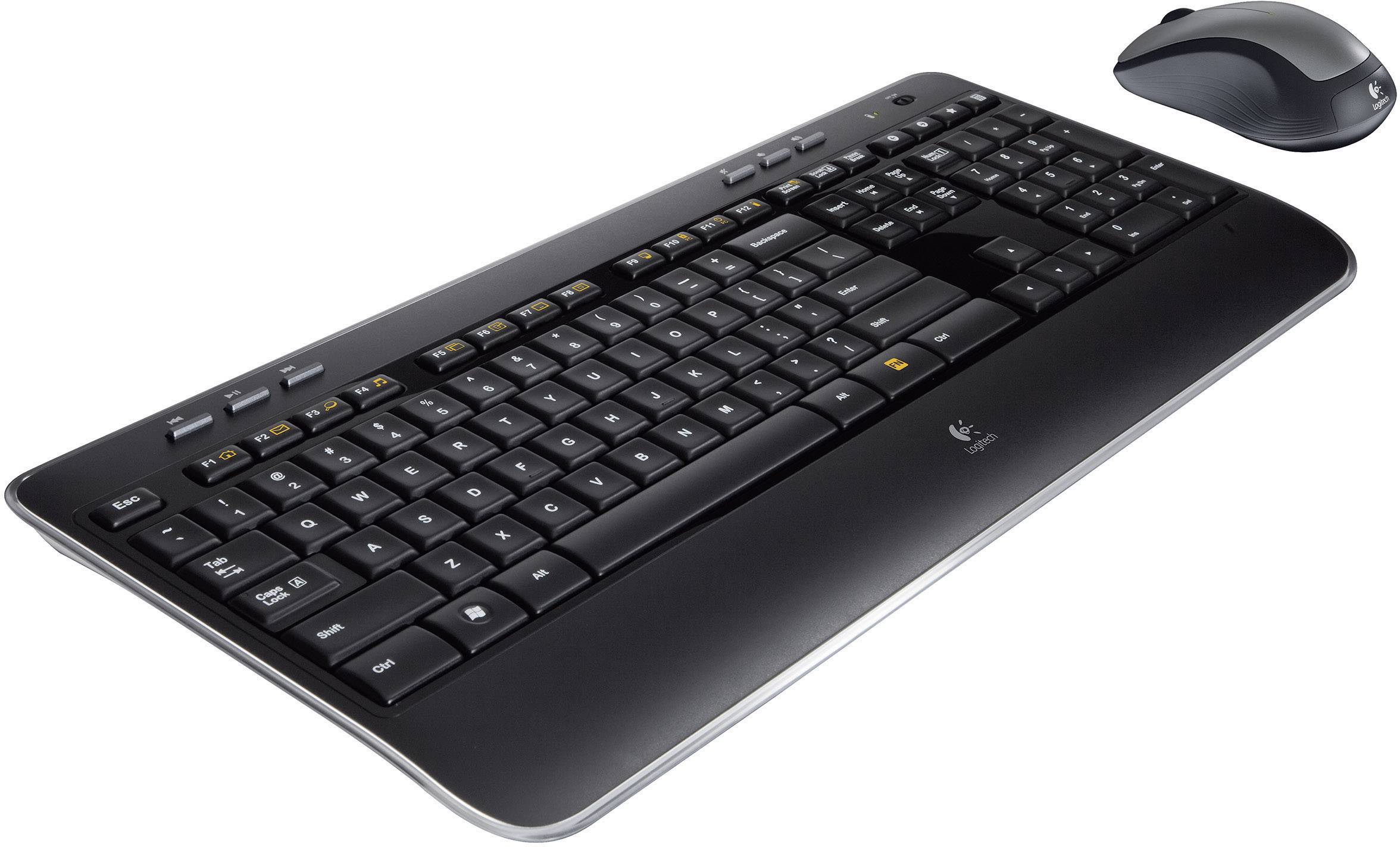 Logitech MK520 Wireless Combo Funk Tastatur, Maus-Set Deutsch, QWERTZ Schwarz