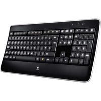 Logitech K800 Wireless Illuminated Keyboard Funk Tastatur Deutsch, QWERTZ Schwarz Beleuchtet Logitech K800 Wireless Illuminated Keyboard Funk Tastatur Deutsch, QWERTZ Schwarz Beleuchtet