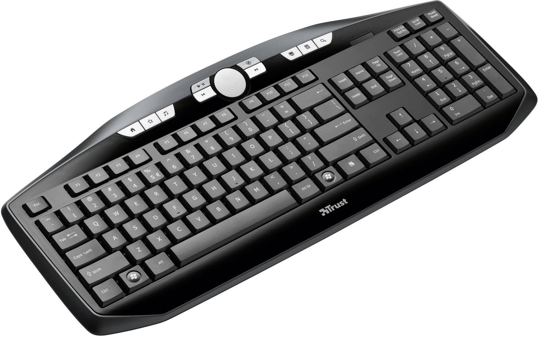 Trust Edge Wireless Keyboard Tastatur Deutsch, QWERTZ