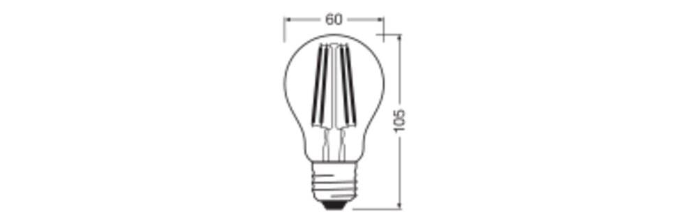 Ledvance LED CLASSIC A P 11W 840 Clear E27